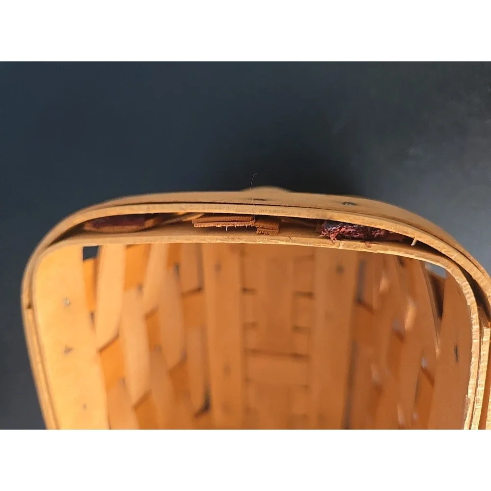 Longaberger‎ 2001 Tea Foremost Basket Handwoven Ohio USA